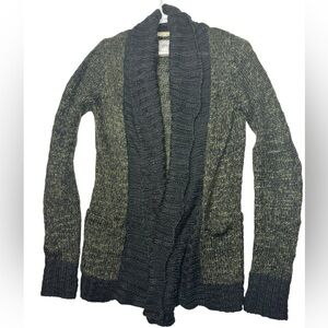 Element Olive & Black Knit Cardigan – Size‎ S/P Sweater